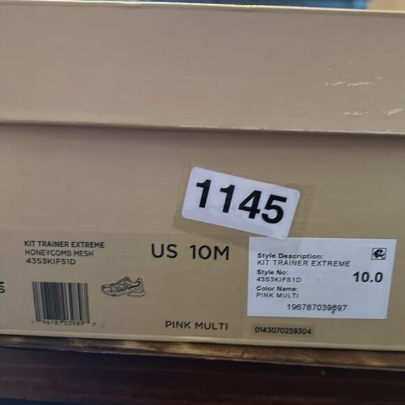 Michael Michael Kors Kit Trainer Extreme Retro Y2K Mesh Leather Gym Sport NEW 10 - Picture 11 of 11